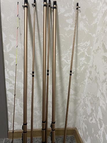 Удочки и спиннинги: Набор телескопических удилищ 3 м - В комплекте 3 удилища длиной 300 — 10