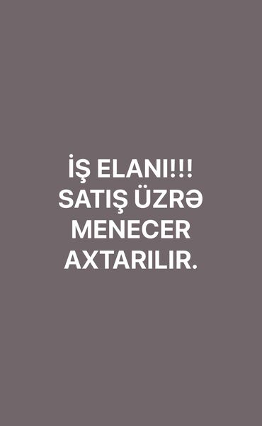 naxçıvan iş elanları 2023: Satış meneceri tələb olunur, İstənilən yaş