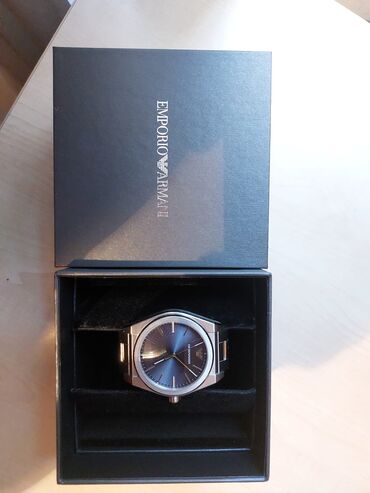 купить мужские часы в баку: Yeni, Qol saatı, Emporio Armani, rəng - Boz