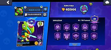 masın oyunları: Brawl Stars hesabı – 85/105 döyüşçü Ümumi: - Kupa: 40,944 - — 5