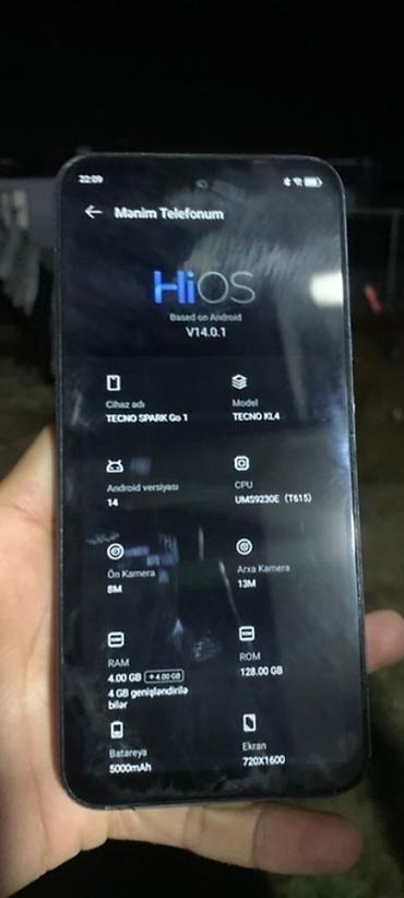 11 pro price: Tecno Spark Go, 128 GB, rəng - Qara — 1