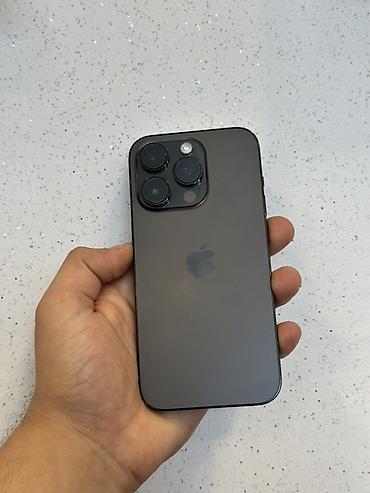 iphone pro 13: IPhone 14 Pro, 256 GB, Black Titanium, Face ID — 1