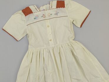 sukienki z rozkloszowanymi rękawami: Dress, 5-6 years, 110-116 cm, condition - Fair