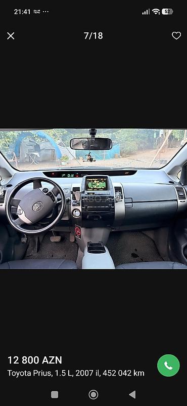 Toyota: Toyota Prius: 1.5 l | 2007 il Hetçbek — 13