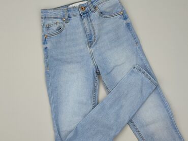jeansy plus size wysoki stan: Bershka, Jeansy damskie, rozmiar XS