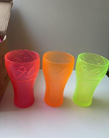 karandaş qabı: Stəkanlar, rəng - Narıncı, Şüşə, 6 ədədli dəst, 750 ml — 2
