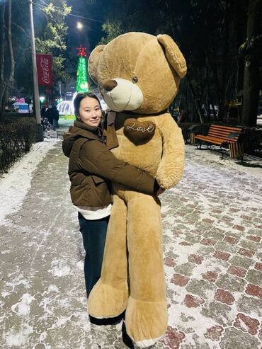 Игрушки: Большие мишки 🧸🧸🧸 🧸60 см 1000 сом (Бесплатная доставка) 🧸80 см 1500 — 4