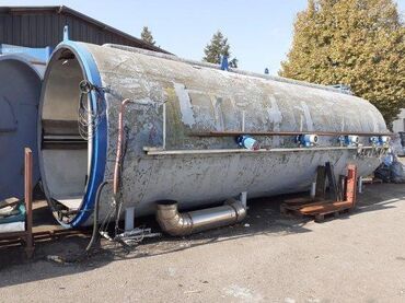 Fenovi za vreli vazduh: Sušara za drvo sa kolicima MS Dužina kolica: 7,5 m 📏 Visina od kolica — 2