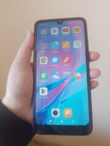 Xiaomi: Xiaomi Redmi Note 9, 32 GB, rəng - Göy, 
 Barmaq izi, İki sim kartlı