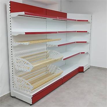 Стеллажи: Металлический стеллаж сборный, торговые стеллажи, железная мебель — 6