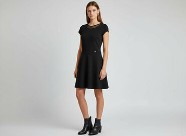 sukienka i botki stylizacje: Women`s dress, size S