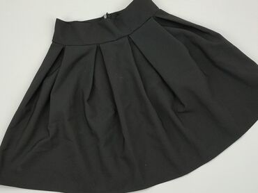 spódnice czarne ze skóry: Skirt, S (EU 36), condition - Very good
