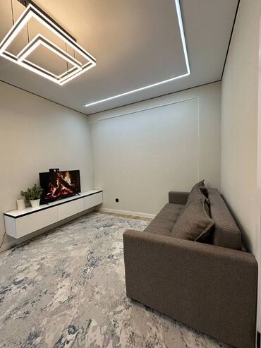 строка продажа квартир бишкек: 2 комнаты, 47 м², Элитка, 1 этаж, Дизайнерский ремонт