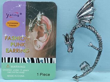 Серьги: Кафф (серьга) ДРАКОН Кафф – это серьга, которая сочетает в себе — 5