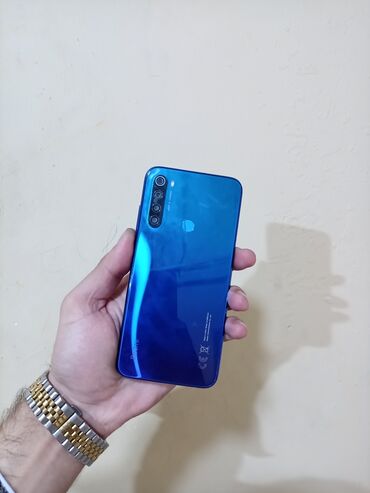 xiaomi 6 qiymeti: Xiaomi Redmi Note 8 Pro, 128 GB, rəng - Göy, 
 Face ID, Sənədlərlə, Sensor