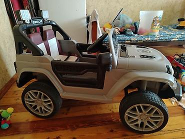 uşaqlar ucun maska: Uşaq üçün elektrikli “Super Car” tipli jeep - Korpus: boz rəngli — 3