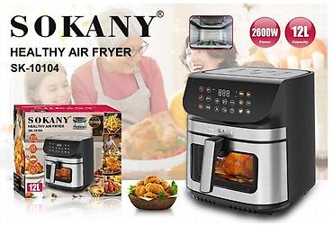 Аэрогриль SOKANY SK-10104 - Мощность: 2600 Вт - Объем камеры: 12 л -