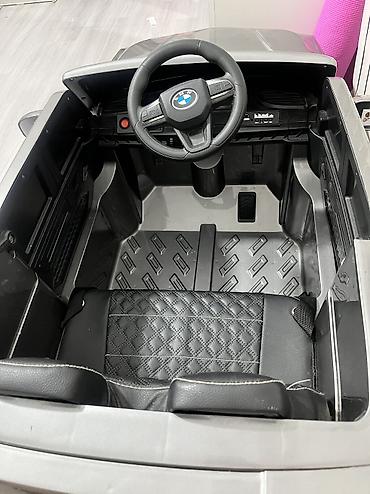 Uşaq dünyası: Uşaq elektrik maşını – gümüşü rəng, BMW dizaynlı (nömrə: BM 5) — 2