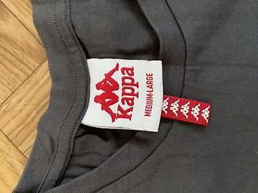 pull bear: Мужская футболка, M, L, Kappa, Б/у, цвет - Серый, Самовывоз, Платная доставка — 2