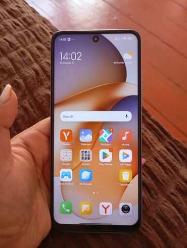 Redmi 12, 256 ГБ, цвет - Синий, Отпечаток пальца