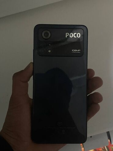 телефон е34: Poco X4 Pro 5G, Б/у, 256 ГБ, цвет - Черный
