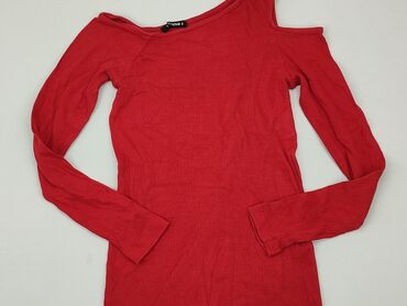czerwona bluzki damskie krótki rękaw: Blouse, Terranova, S (EU 36), condition - Good