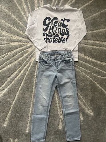 nike za bebe: Zara, Komplet: Majica, Pantalone, 128-134