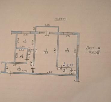2 комнаты, 45 м², Ата-Тюрк парк 104 серия, 2 этаж, Старый ремонт at lalafo.kg 2 комнаты, 45 м², Ата-Тюрк парк 104 серия, 2 этаж, Старый ремонт