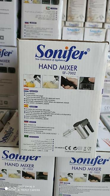 Mikserlər: Mikser Sonifer Professional Turbo 300 watt demir korpusiri — 9