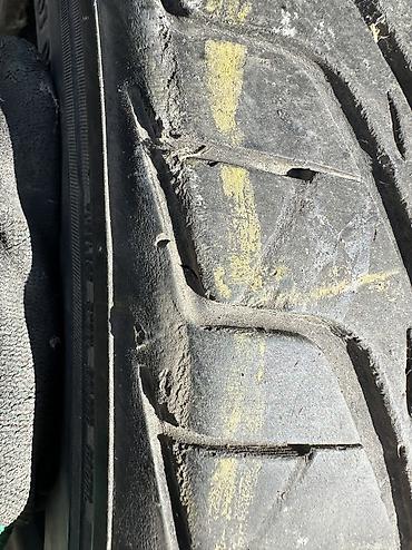 Шины: Продаю резину и колеса - 225/45 R18 1шт 1000 сом - 215/50 R17 2шт — 11