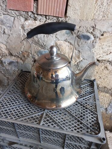 çay qaşığı: İşlənmiş, rəng - Ağ, Çaydan, Nikel, 3-dən çox l, Azərbaycan
