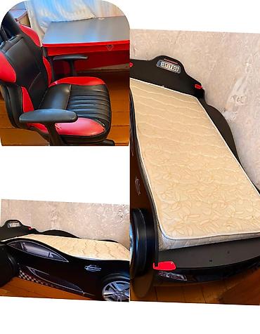 stol dəsdi: Uşaq otağı üçün mebel dəsti təqdim olunur: avtomobil formalı tək — 1