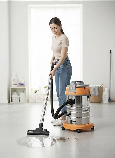 Пылесосы: Пылесос, Стандартный, Сухая, Контейнер, Мешок, Циклонный фильтр — 15