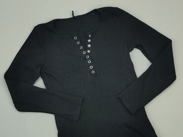 czarne bluzki hiszpanki długi rekaw: Blouse, XS (EU 34), condition - Good