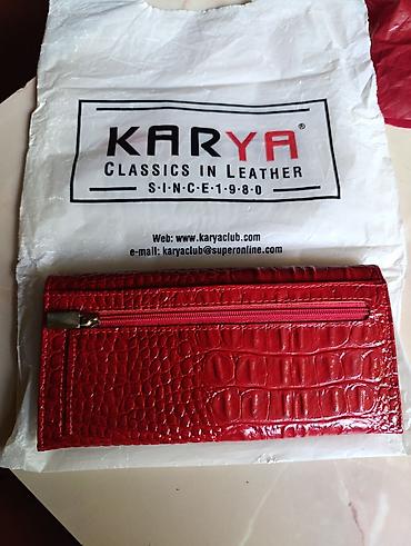 ray ben: Продаётся кошелек фирмы Karya, цвет красный,г.Ош — 2