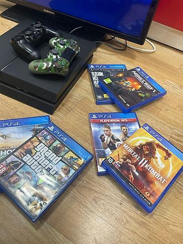 PlayStation 4 500GB iki pultu 6eded en maraqlı oyun disci konsol — 3