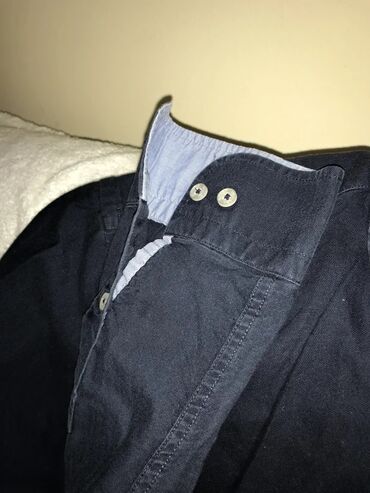 Košulje: Original Tommy Hilfiger kosulja L 100% cotton Teget plava Ramena 50cm — 5