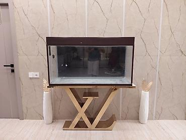 Dördbucaq akvarium, Boş, 300 l, Ünvandan götürmə