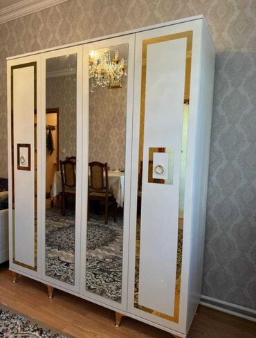 paltar dolabi lalafo az: Yeni, Açılan, 4 qapılı Düz dolab, Qarderob, paltar dolabı, Türkiyə