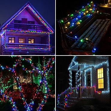 Светодиодные гирлянды: Уличная гирлянда 50 м Прекрасно подходит для украшения дома — 2