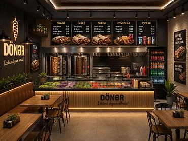 ps4 icare: Müasir dizayna malik dönər və fast-food məkanı.icra hakimiyyəti — 1