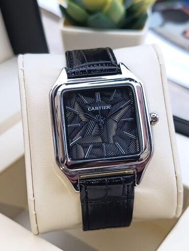 Qol saatları: Yeni, Qol saatı, Cartier, rəng - Qara — 4