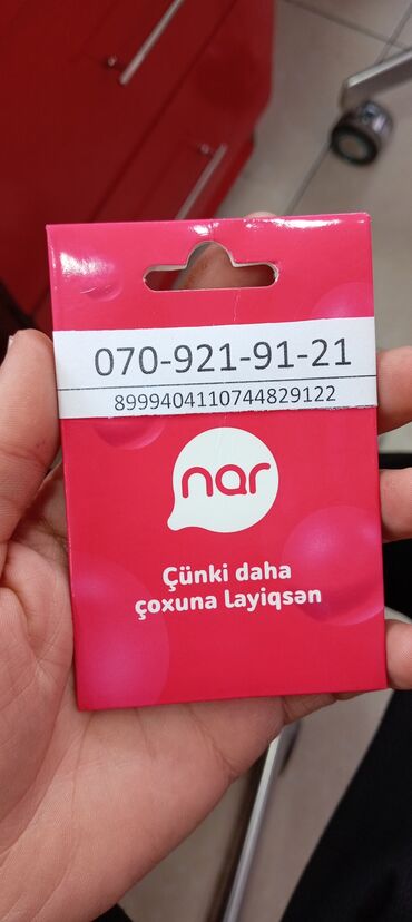 SİM-kartlar: Number: ( 070 ) ( 9219121 ), Yeni