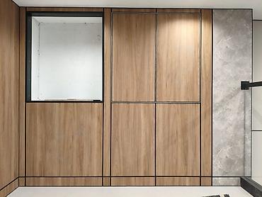 Работы по обшивке: Панельные стены и встроенные решения под ключ для интерьера - Дизайн — 24