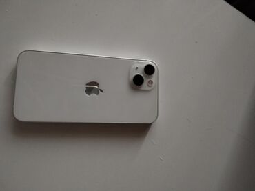 Apple iPhone: IPhone 13, 128 GB, White Titanium, Barmaq izi, Face ID