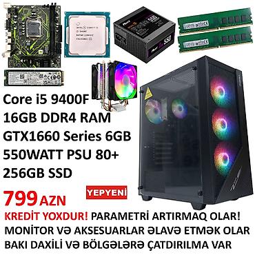 Masaüstü kompüterlər və iş stansiyaları: BÜTÜN BÖLGƏLƏRƏ ÇATDIRILMA VAR! ZƏMANƏTLİ! ⭐Oyun üçün Təzə Sistem — 1
