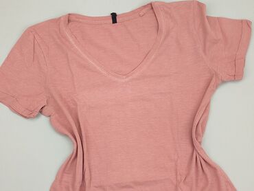 czerwona bluzki w serek: T-shirt, SinSay, M (EU 38), condition - Good