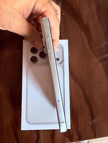 damla su filteri: IPhone 17 Pro Max, 256 GB, Gümüşü, Face ID — 5