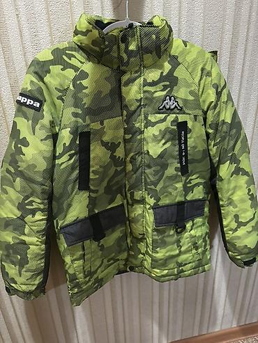 soft shell: Детская зимняя куртка Kappa - Яркий камуфляжный принт — 2