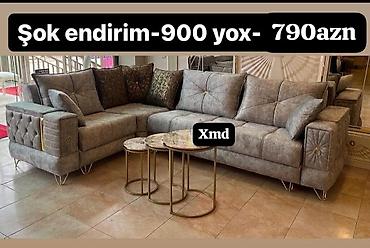 Divanlar: Məhsul: Künc divanlar (L-forma) - Modellər: Müxtəlif dizaynda L-forma — 6
